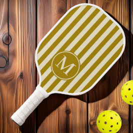 Palas De Pickleball Diseño de franjas Polo de mediados de siglo Desier