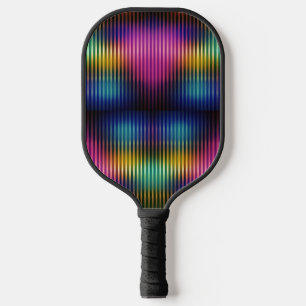 Palas De Pickleball Diseño de líneas de color metálicas