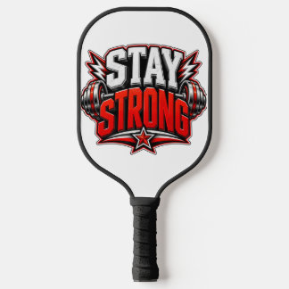 Palas De Pickleball Diseño de motivación de fitness fuerte para gimnas