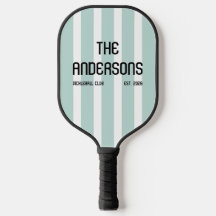 Diseño de nombre de club de pickleball familiar pe