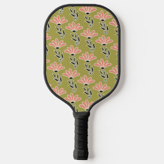 Palas De Pickleball Diseño de patrón floral