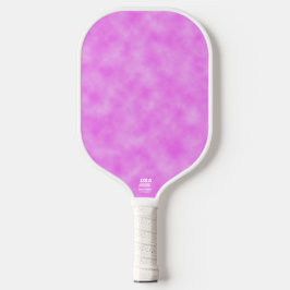 Palas De Pickleball Diseño de patrones de nubes púrpura rosa brillante