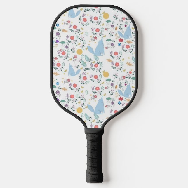 Palas De Pickleball diseño de personalizado de lobos de patrones (Anverso)