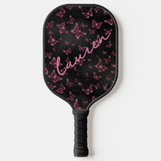 Palas De Pickleball Diseño de pickleball con nombre de mariposa person