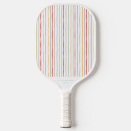 Palas De Pickleball Diseño de vuelta a la escuela Colorous Stripes Mon