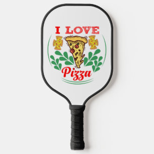 Palas De Pickleball Diseño divertido de Pizza Lover para fanáticos de