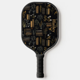 Palas De Pickleball Diseño elegante de libros - Academia oscura - Libr