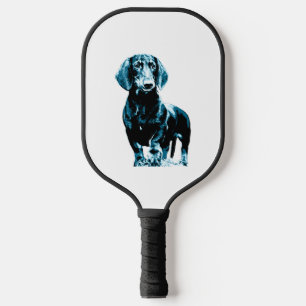 Palas De Pickleball Diseño moderno de dachshund