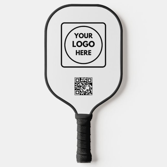 Palas De Pickleball Diseño Simple de Promoción Empresarial con Código  (Anverso)