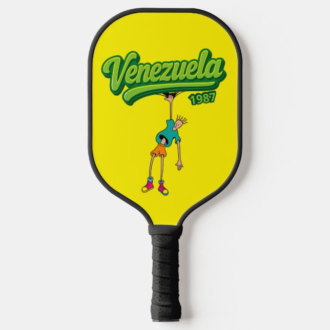 Palas De Pickleball Diseño Venezuela 1987 – Estilo retro ochentero  (Anverso)