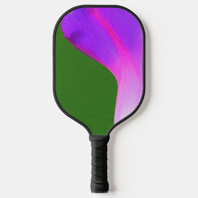 Palas De Pickleball Diseño verde y púrpura (Anverso)