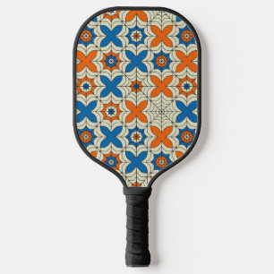 Palas De Pickleball Diseño web de arañas azul y Naranja
