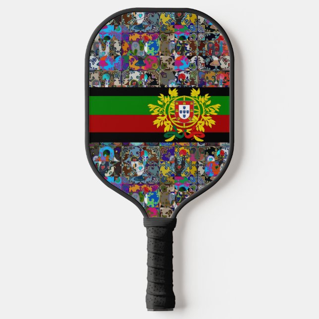 Palas De Pickleball Diseños portugueses Pickleball Paddle (Anverso)