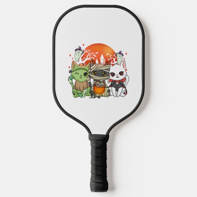 Palas De Pickleball Disfraz de Halloween para gatos de Halloween (Anverso)