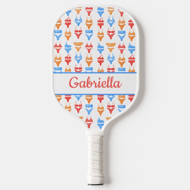 Palas De Pickleball Diversión Colorida Despedida de Soltera Personaliz (Anverso)