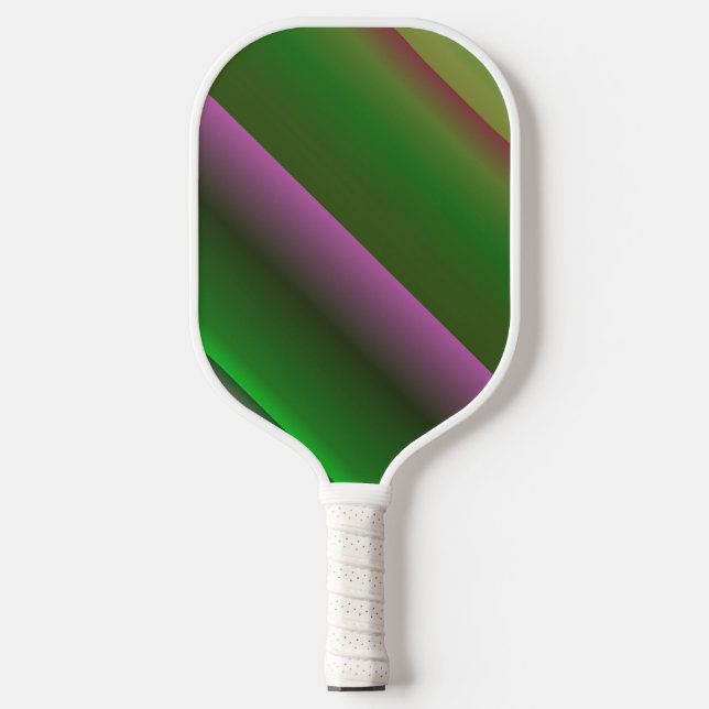 Palas De Pickleball Diversión De Gradiente Rosa Y Verde (Anverso)