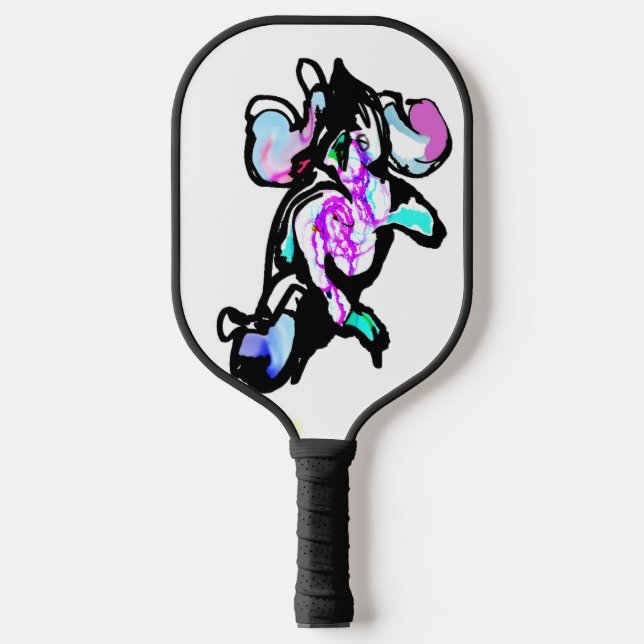 Palas De Pickleball Diversión de ola de delfín (Anverso)