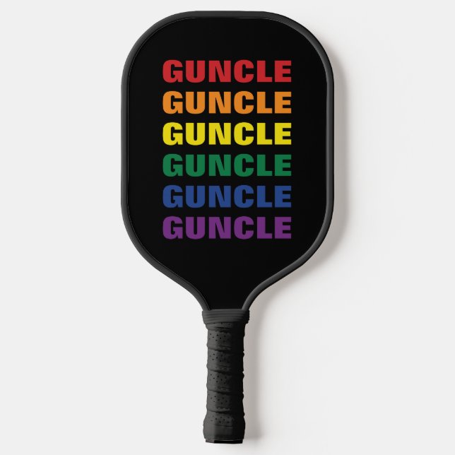 Palas De Pickleball Diversión del Orgullo Gay LGBTQ Y El Tío Gay Fundi (Reverso )