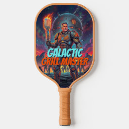 Palas De Pickleball Divertida Parrillada Galáctica de Arte Pop Ciencia