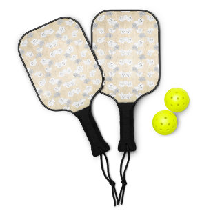 Palas De Pickleball Divertida remo de bolas de bolas - Monogramado y P