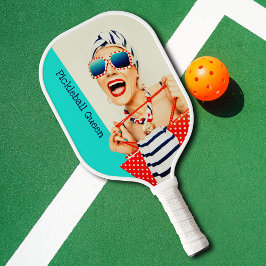 Palas De Pickleball Divertidas Retro Pickleball Queen Ladies
