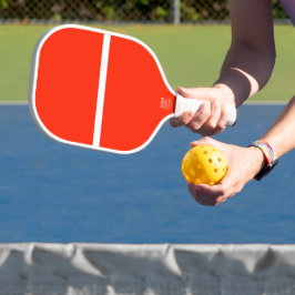 Palas De Pickleball Divertido Guay Vivid Color negrita Naranja Pop Ban