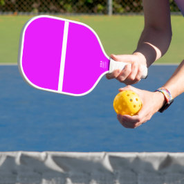 Palas De Pickleball Divertido Guay Vivid Negrita Color Rosa Pop Banda 