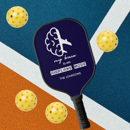 Palas De Pickleball Divertido Mi Cerebro está en Modo Avión Compañero