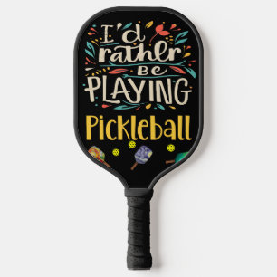 Palas De Pickleball Divertido, preferiría jugar al baloncesto abstract
