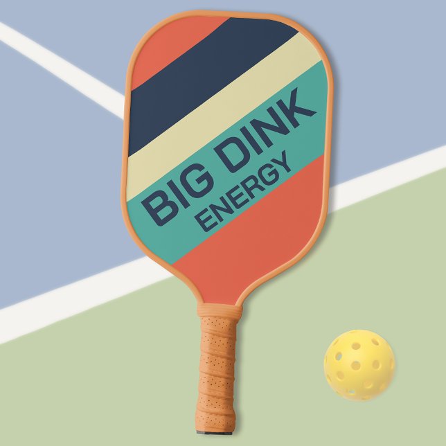 Palas De Pickleball Divertido retro repelente de bolas - energía de Bi (Serve Up the Laughs! 🏓😄)