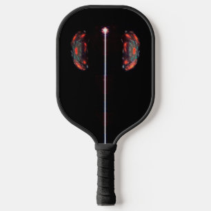 Palas De Pickleball Dividiendo El Pilar Decorativo Del Átomo