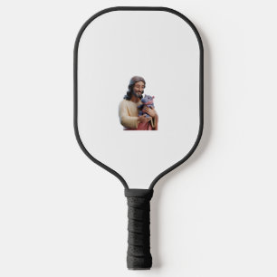 Palas De Pickleball Divine_ Jesus y Moo Deng en Artistic HarmonTan