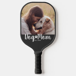 Palas De Pickleball Dog Mom Established Script Photo