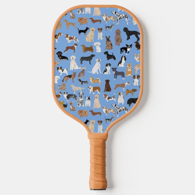 Palas De Pickleball Dogs Blue (Anverso)
