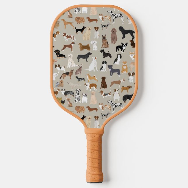 Palas De Pickleball Dogs Cute mascota (Anverso)