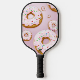 Palas De Pickleball Donuts rosados con espolvorines