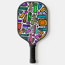 Palas De Pickleball Doodles de varios colores
