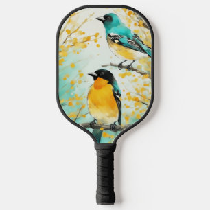 Palas De Pickleball Dos pájaros sentados en la rama del árbol