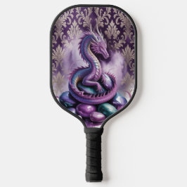 Palas De Pickleball Dragón Gótico Místico Púrpura