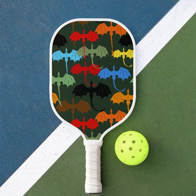 Palas De Pickleball Dragones Fantasía de Vuelo Verde (Subido por el creador)