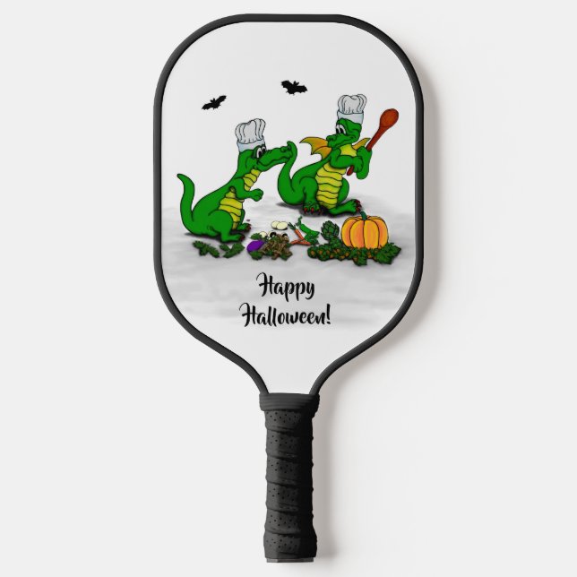 Palas De Pickleball Dragones - ¡Feliz Halloween! Hoy cocinaré (Anverso)