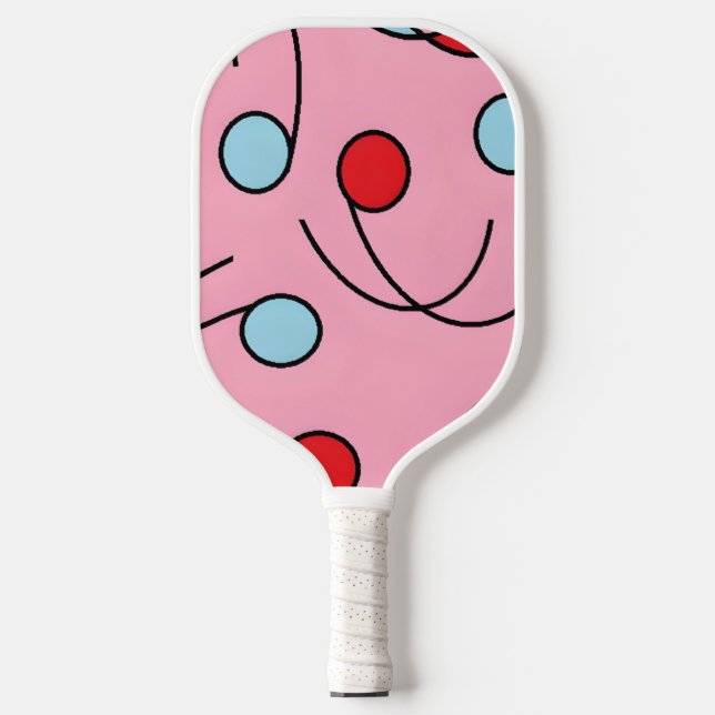 Palas De Pickleball Drupas del diseño de Memphis (Anverso)