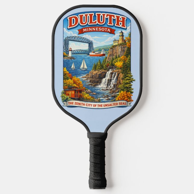 Palas De Pickleball Duluth, Minnesota Souvenir PIckleball Paddle (Anverso)