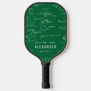 Palas De Pickleball Ecuaciones de Matemáticas Verdes Personalizadas