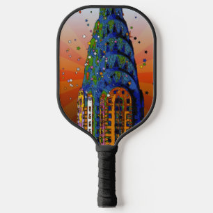 Palas De Pickleball Edificio Chrysler #5 - Estilo psicodélico
