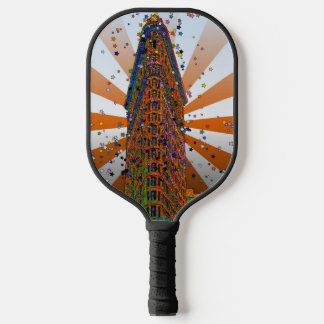 Palas De Pickleball Edificio Flatiron - Rayos blancos y Naranjas