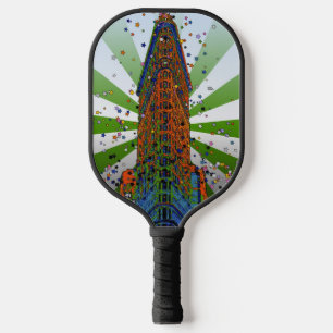 Palas De Pickleball Edificio Flatiron - Rayos verdes y blancos