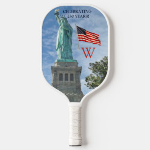 Palas De Pickleball EE. UU. 250 Bandera Estadounidense Estatua de la L