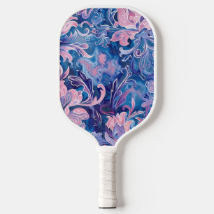Palas De Pickleball Ejercicio de patrón floral cúbico Paddle
