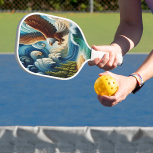 Palas De Pickleball El Águila Majestuoso Se Extiende Sobre Las Aguas C